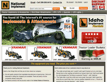 Tablet Screenshot of nationalimplement.com